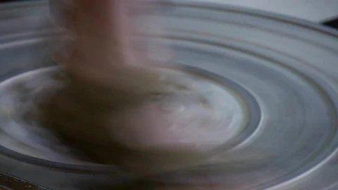 Stock Video A Foot Is Rotating Ceramic Wheel Live Wallpaper For PC - Free Live Wallpaper