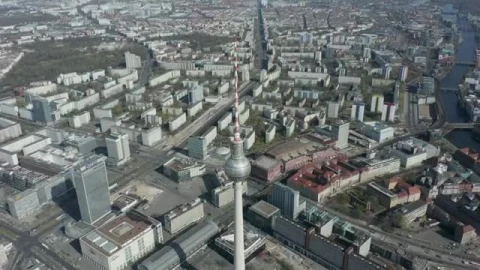 Stock Video Mixkit Berlin City Viewed From Behind A Large Antenna  Smal Live Wallpaper For PC - Free Live Wallpaper