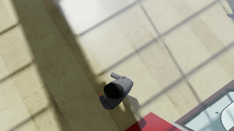 Stock Video Business Person With Portfolio In A Building Live Wallpaper For PC - Free Live Wallpaper