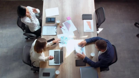 Stock Video Business People At Work Meeting Live Wallpaper For PC - Free Live Wallpaper