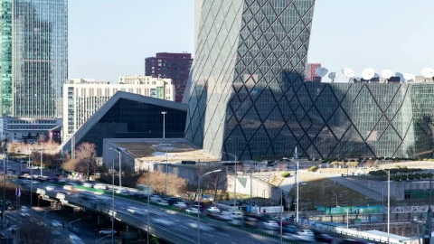 Stock Video Business Area In Beijing Live Wallpaper For PC - Free Live Wallpaper