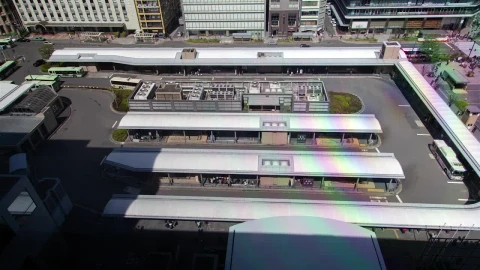 Stock Video Bus Terminal In Kyoto Time Lapse Live Wallpaper For PC - Free Live Wallpaper