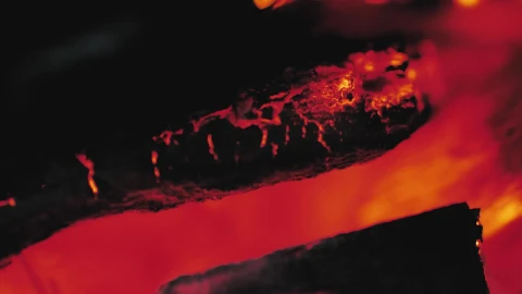 Stock Video Burning Wood Glowing Live Wallpaper For PC - Free Live Wallpaper