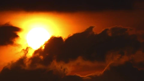 Stock Video Burning Sun And Dark Clouds Live Wallpaper For PC - Free Live Wallpaper