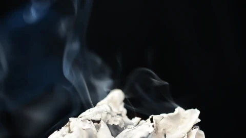 Stock Video Burning Paper On A Black Background Live Wallpaper For PC - Free Live Wallpaper