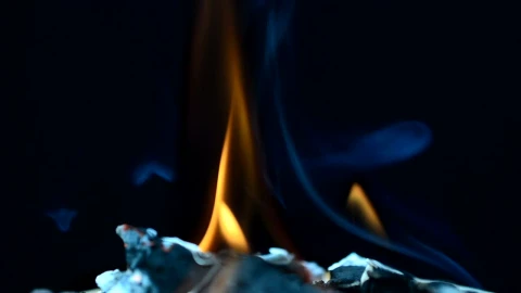 Stock Video Burning Paper Live Wallpaper For PC - Free Live Wallpaper