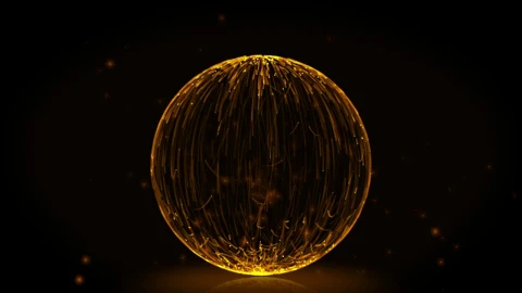 Stock Video Burning Fire Trails Around A Sphere Live Wallpaper For PC - Free Live Wallpaper