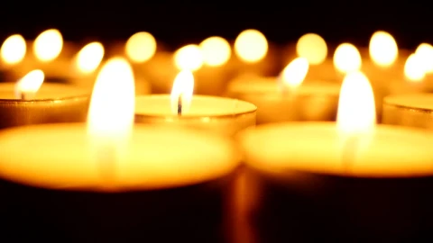 Stock Video Burning Candles Illuminating In The Dark Live Wallpaper For PC - Free Live Wallpaper
