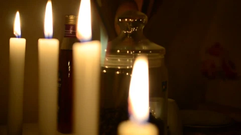 Stock Video Burning Candles Illuminating The Darkness Live Wallpaper For PC - Free Live Wallpaper