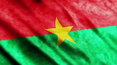 Stock Video Burkina Faded Flag Waving Live Wallpaper For PC - Free Live Wallpaper