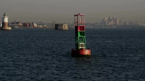 Stock Video Buoy In Nyc Harbor Live Wallpaper For PC - Free Live Wallpaper
