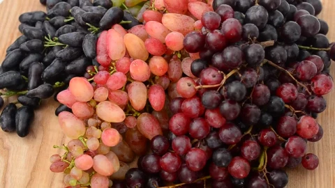 Stock Video Bunches Of Grapes Of Different Types Live Wallpaper For PC - Free Live Wallpaper
