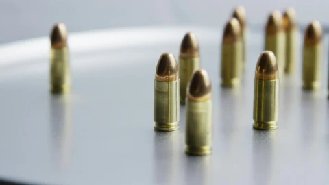 Stock Video Bullets On Metallic Surface Rotating Live Wallpaper For PC - Free Live Wallpaper