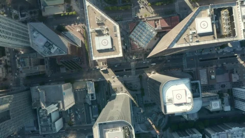 Stock Video Buildings With Helipads On Rooftops In Los Angeles Live Wallpaper For PC - Free Live Wallpaper
