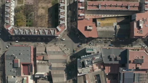 Stock Video Buildings In Barcelona Top Aerial Shot Live Wallpaper For PC - Free Live Wallpaper