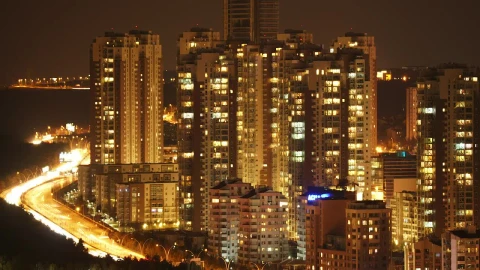 Stock Video Buildings And City Lights Time Lapse Live Wallpaper For PC - Free Live Wallpaper