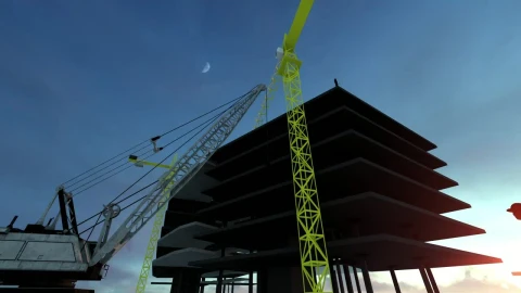 Stock Video Building Under Construction With An Architect Live Wallpaper For PC - Free Live Wallpaper