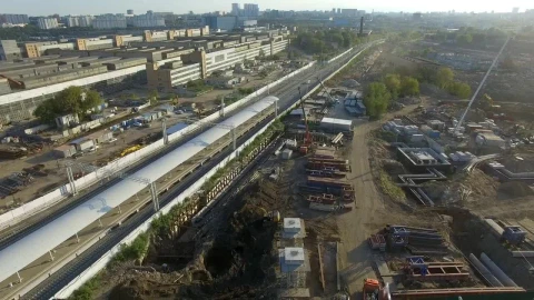 Stock Video Building Site By A Road Live Wallpaper For PC - Free Live Wallpaper