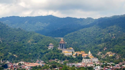 Stock Video Buddha Temple In The Middle Of The Mountains Live Wallpaper For PC - Free Live Wallpaper