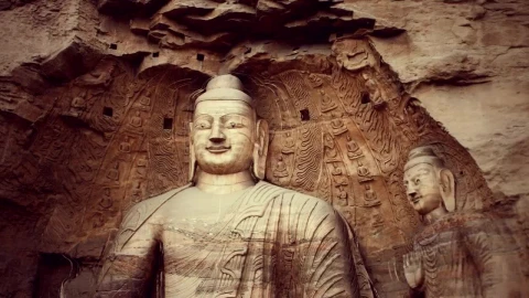 Stock Video Buddha Carved Into A Hill Live Wallpaper For PC - Free Live Wallpaper