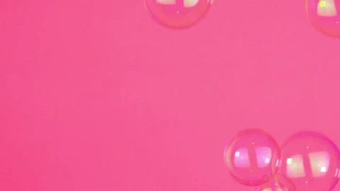 Stock Video Bubbles Floating On A Pink Background Live Wallpaper For PC - Free Live Wallpaper