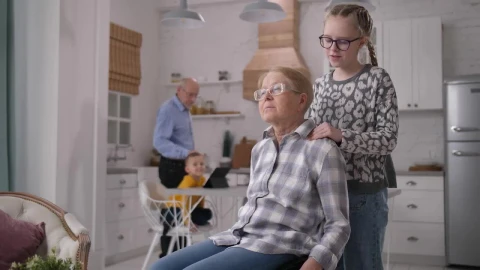 Stock Video Brothers Spending Time With Their Grandparents Live Wallpaper For PC - Free Live Wallpaper