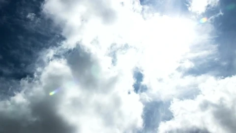 Stock Video Bright Sunshine Through Thin Clouds Live Wallpaper For PC - Free Live Wallpaper