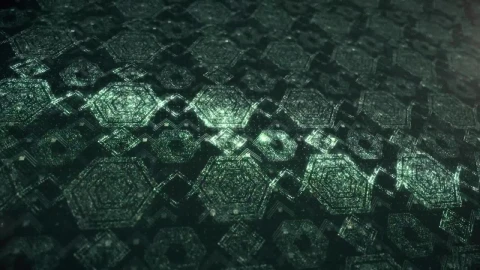 Stock Video Bright Green Figures Surface Texture Live Wallpaper For PC - Free Live Wallpaper