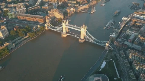 Stock Video Bridge In The City Of London During Sunrise Live Wallpaper For PC - Free Live Wallpaper