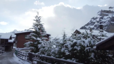 Stock Video Bridge In A Small Snowy Town Live Wallpaper For PC - Free Live Wallpaper