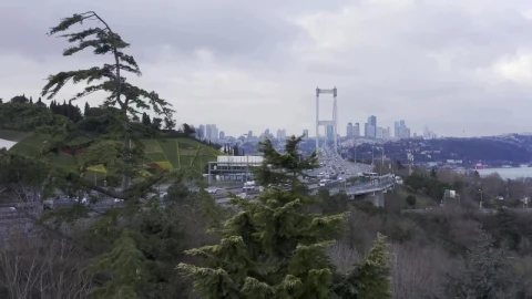 Stock Video Bridge Heading Towards Istanbul Live Wallpaper For PC - Free Live Wallpaper