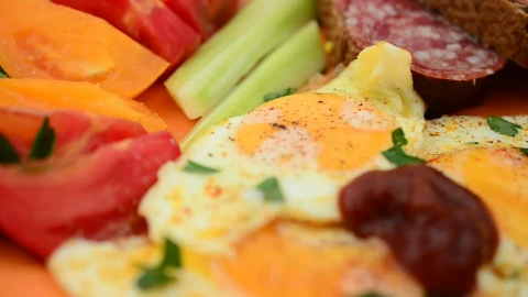 Stock Video Breakfast Platter With Seasoning Live Wallpaper For PC - Free Live Wallpaper