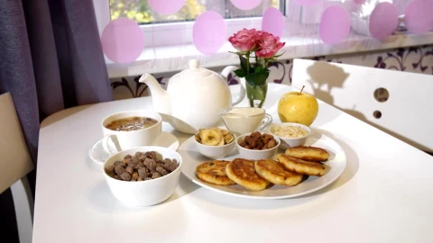Stock Video Breakfast Ready On The Table Live Wallpaper For PC - Free Live Wallpaper