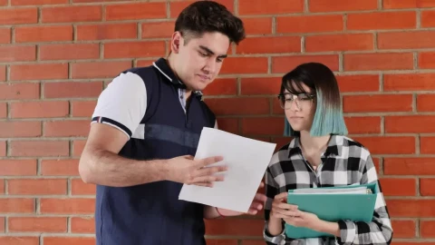 Stock Video Boys Man And Woman In A School Reviewing Information Live Wallpaper For PC - Free Live Wallpaper
