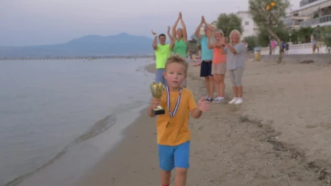 Stock Video Boy With A Medal Live Wallpaper For PC - Free Live Wallpaper
