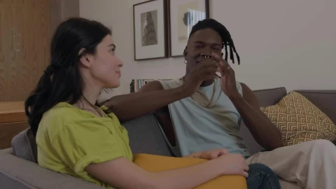 Stock Video Boy Surprised By Great News From His Girlfriend Live Wallpaper For PC - Free Live Wallpaper
