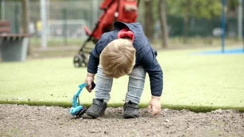 Stock Video Boy Playing With A Toy Construction Truck Live Wallpaper For PC - Free Live Wallpaper