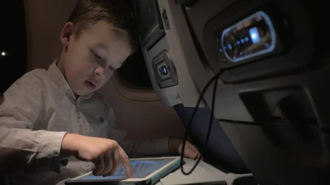 Stock Video Boy Playing A Game While Flying Live Wallpaper For PC - Free Live Wallpaper
