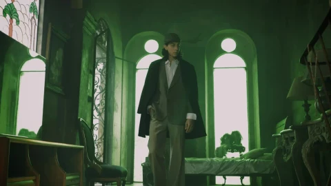 Stock Video Boy Modeling In Old Fashion In An Old Lobby Live Wallpaper For PC - Free Live Wallpaper