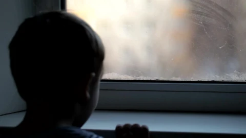 Stock Video Boy Looking Through A Misted Window Live Wallpaper For PC - Free Live Wallpaper