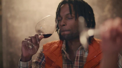 Stock Video Boy Drinking Wine And Chatting With His Friends Live Wallpaper For PC - Free Live Wallpaper