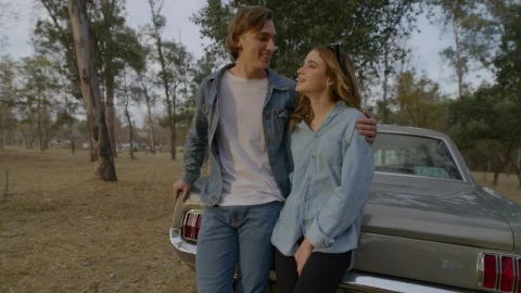 Stock Video Boy And Girl Talking On A Road Trip Through Nature Live Wallpaper For PC - Free Live Wallpaper