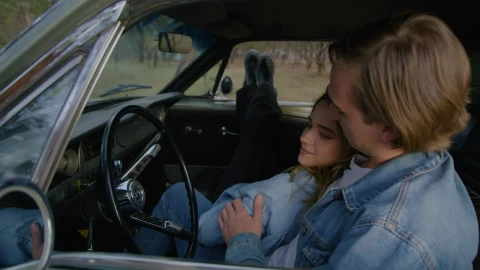 Stock Video Boy And Girl During A Stop On A Road Trip Live Wallpaper For PC - Free Live Wallpaper