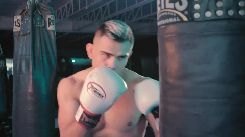 Stock Video Boxer Training With A Punching Bag At The Gym Live Wallpaper For PC - Free Live Wallpaper