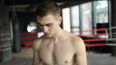 Stock Video Boxer Prepares For Fight And Shows Off Moves Live Wallpaper For PC - Free Live Wallpaper