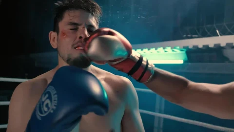 Stock Video Boxer Is Knocked Out When Getting Hit In A Ring Live Wallpaper For PC - Free Live Wallpaper