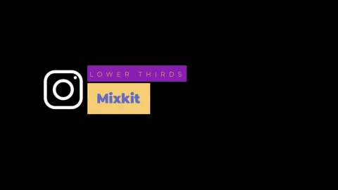 Stock Video Boxed Instagram Lower Third Live Wallpaper For PC - Free Live Wallpaper