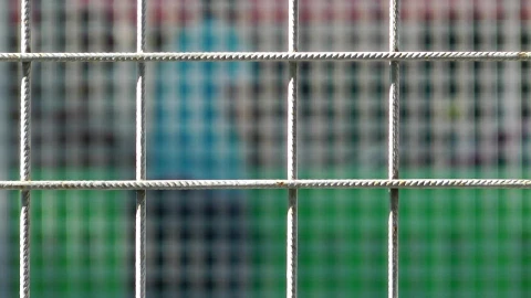 Stock Video Bored Or Tired Man Behind A Fence Live Wallpaper For PC - Free Live Wallpaper