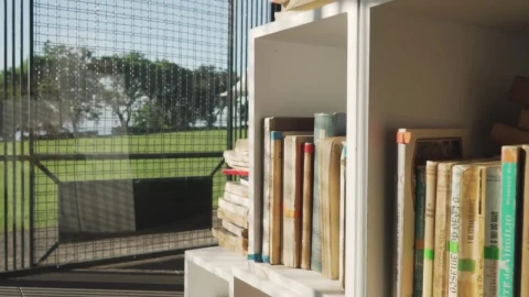 Stock Video Books Arranged In A Bookcase Live Wallpaper For PC - Free Live Wallpaper