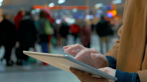 Stock Video Booking Train Tickets On A Tablet Pc Live Wallpaper For PC - Free Live Wallpaper